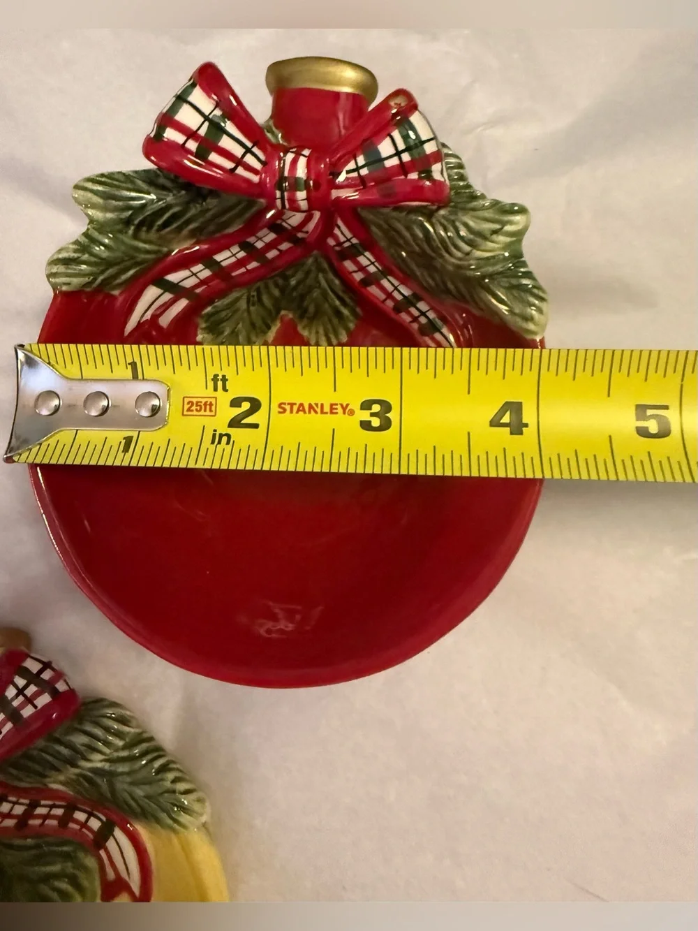 3 Kaldun & Bogle glazed ceramic ornament bowls.